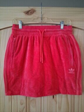 Adidas Jeremy Scott Pink Track Skirt Sz M